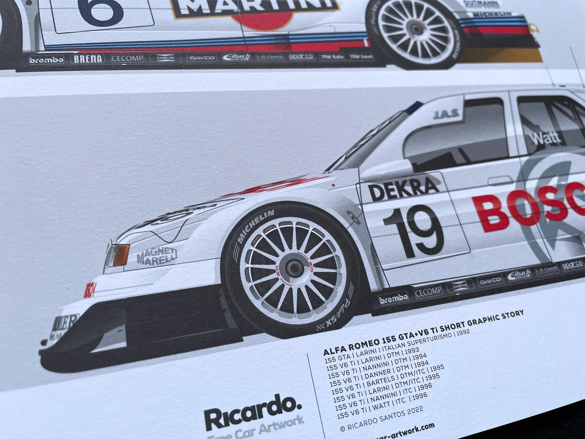 Alfa Romeo 155 GTA+V6 ti Short Graphic Story - Image 12