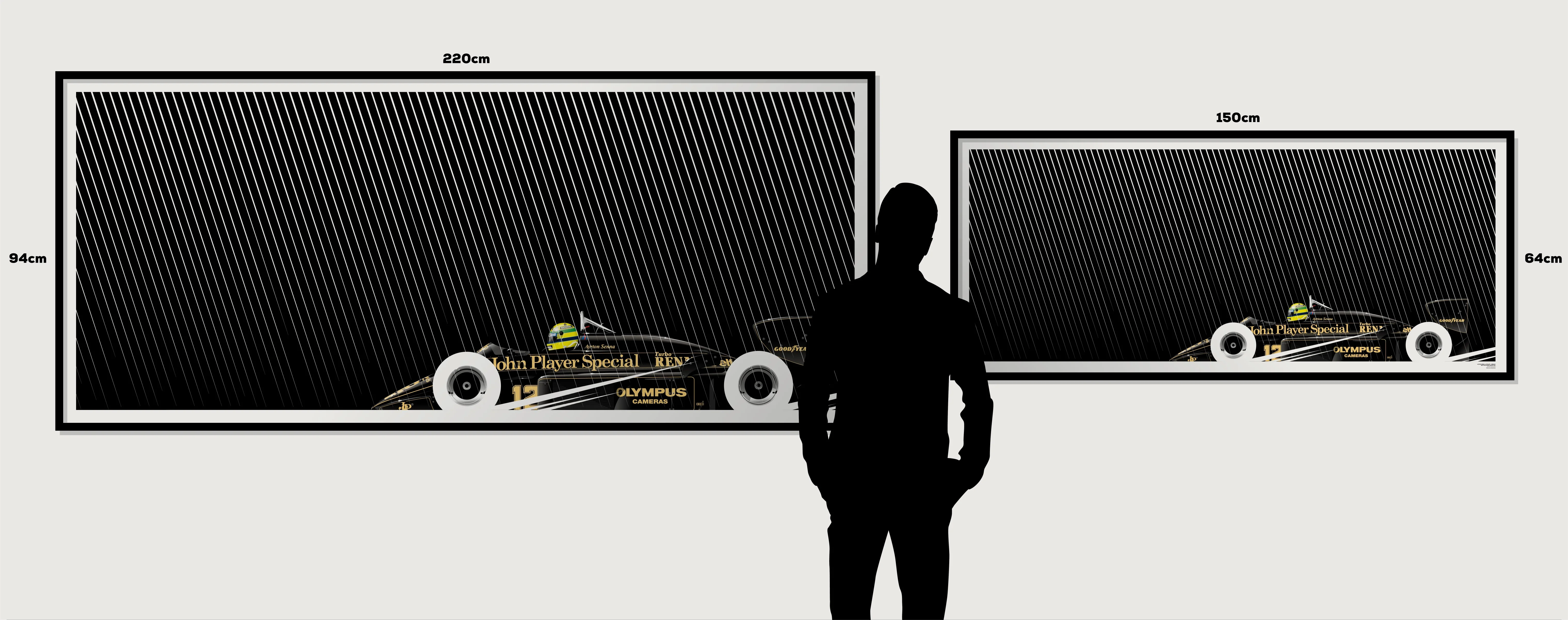 Ayrton Senna, Lotus 97T Renault, 1985 Portuguese Grand Prix - Big Format - Image 5