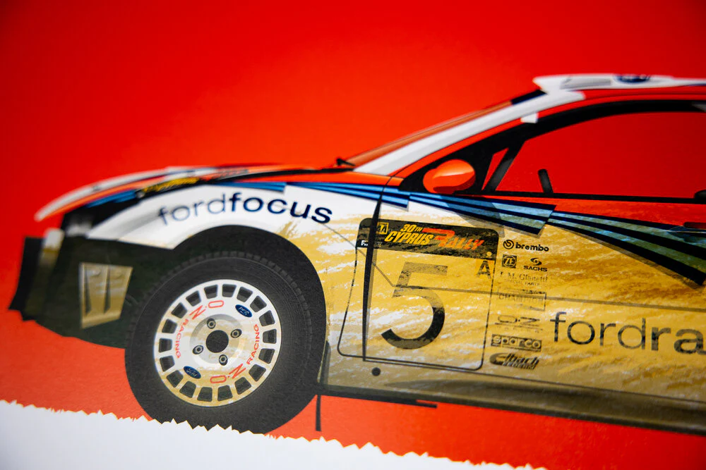 Colin McRae-Niki Grist, Ford Focus RS WRC 02 Cyprus Rally  2002 - Image 3