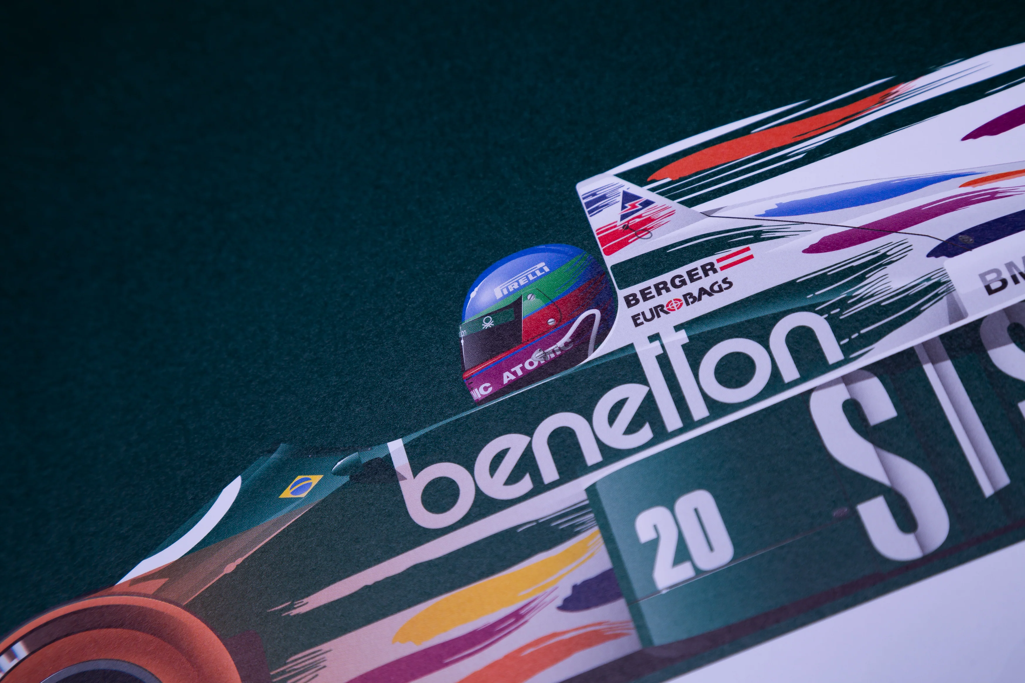 Gerhard Berger, Benetton B186 BMW Brazilian Grand Prix 1986 - Image 9