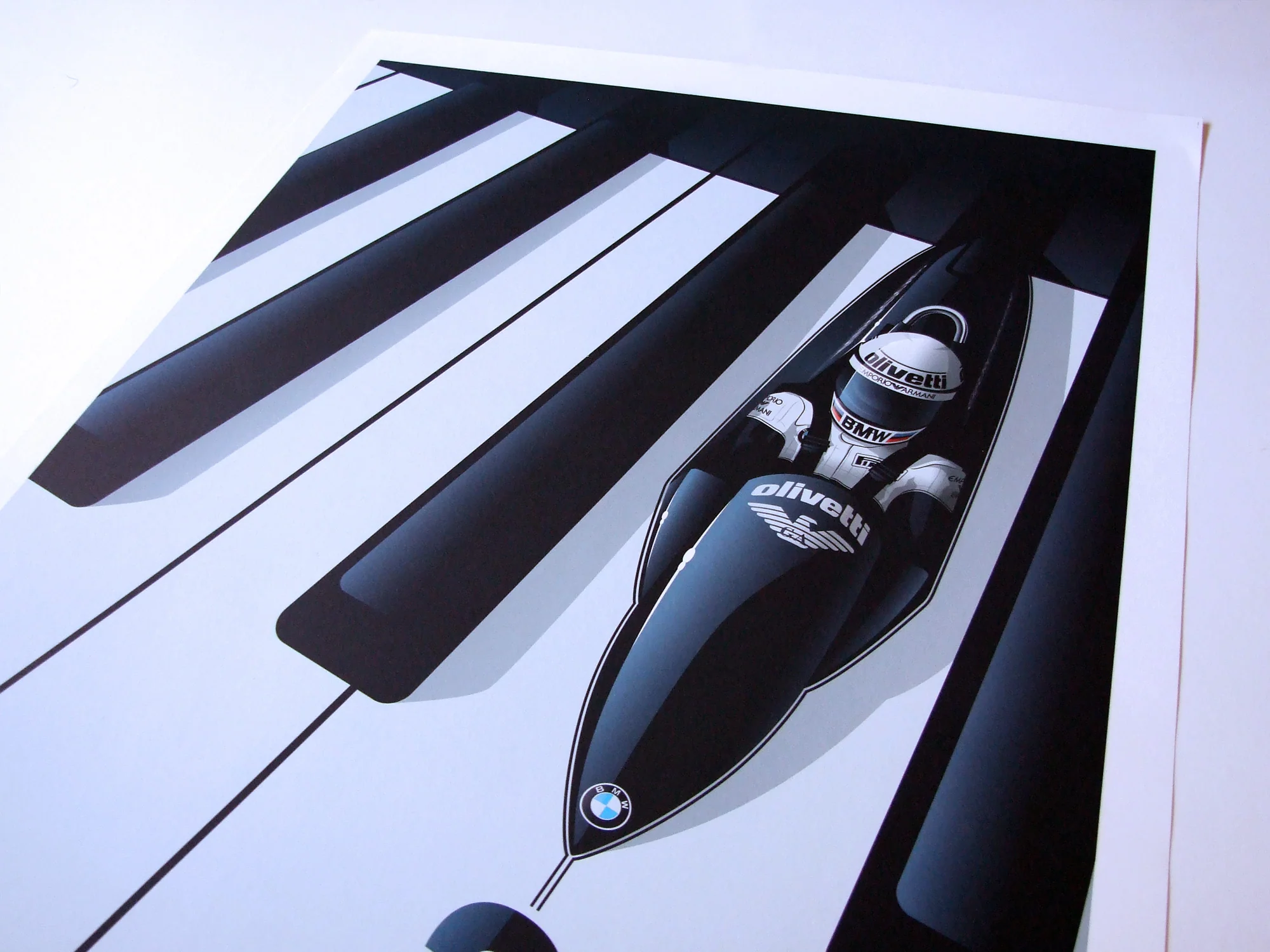 Il Pianista, Elio de Angelis, Brabham BT55-BMW 1986 - Image 5