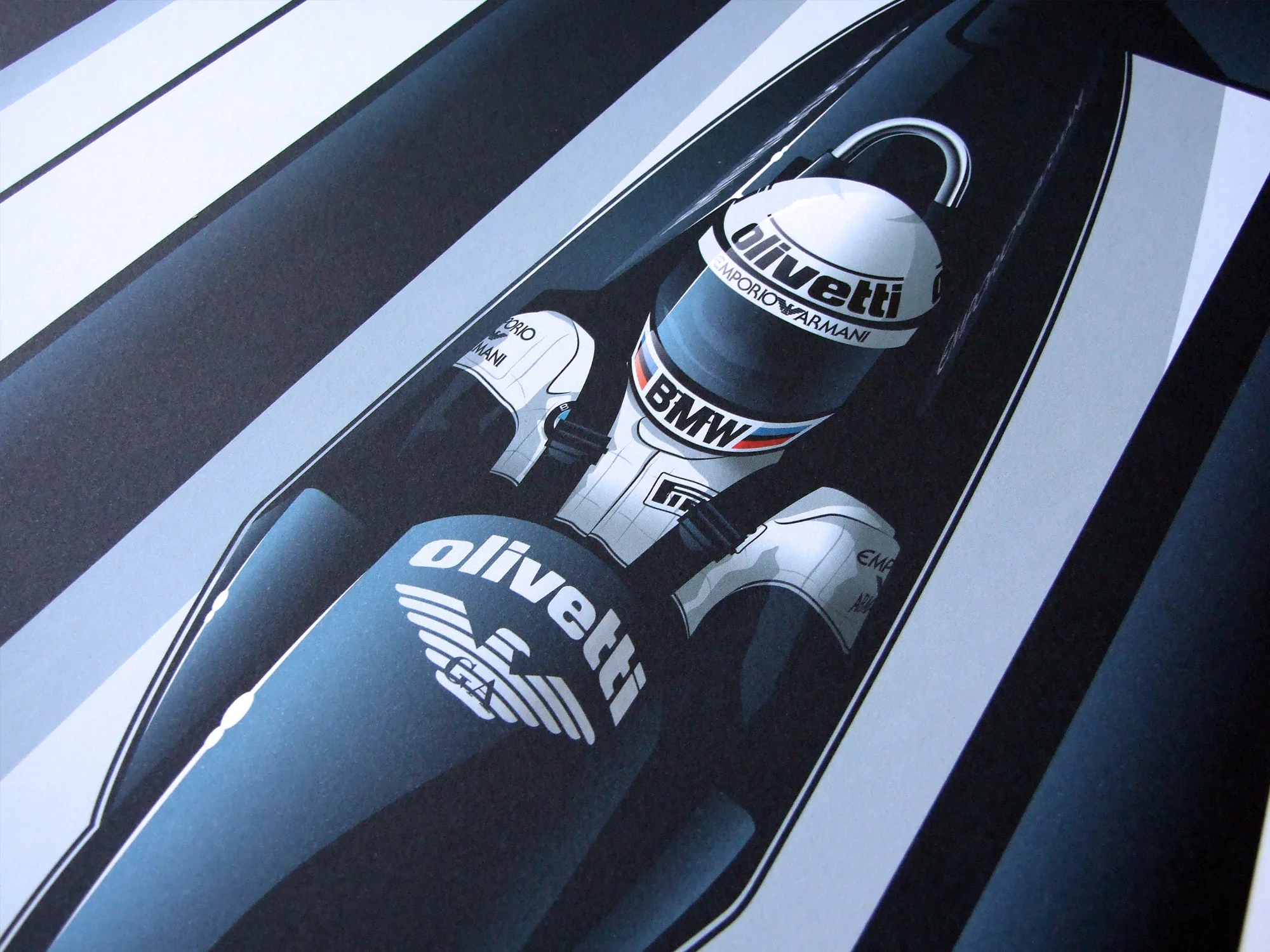 Il Pianista, Elio de Angelis, Brabham BT55-BMW 1986 - Image 6