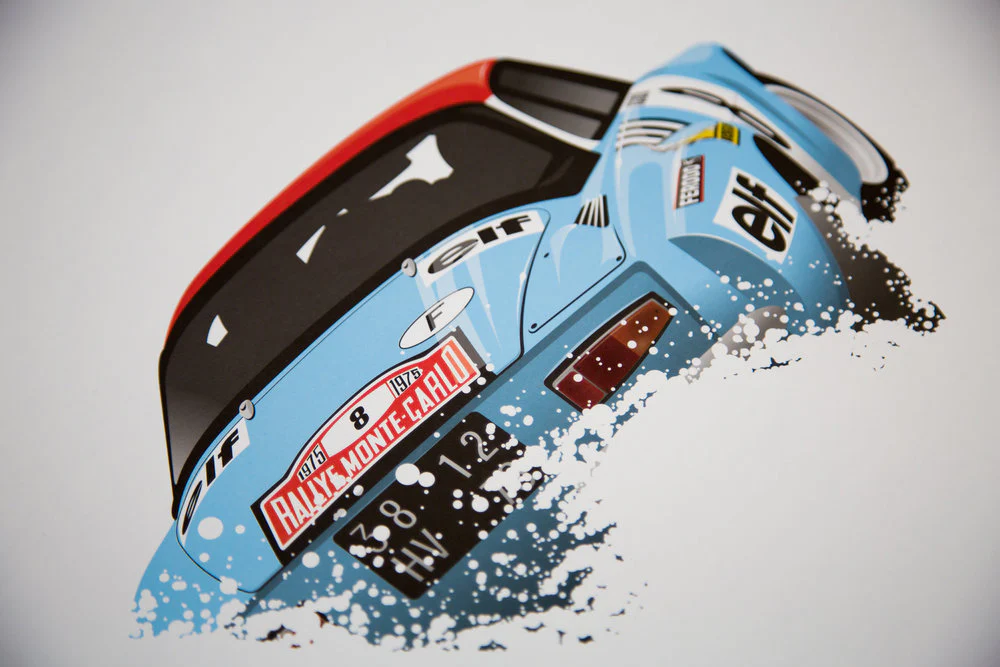 Jean-Pierre Nicolas - Vincent Laverne, Renault Alpine A110, Rally Monte Carlo 1975 - Image 4