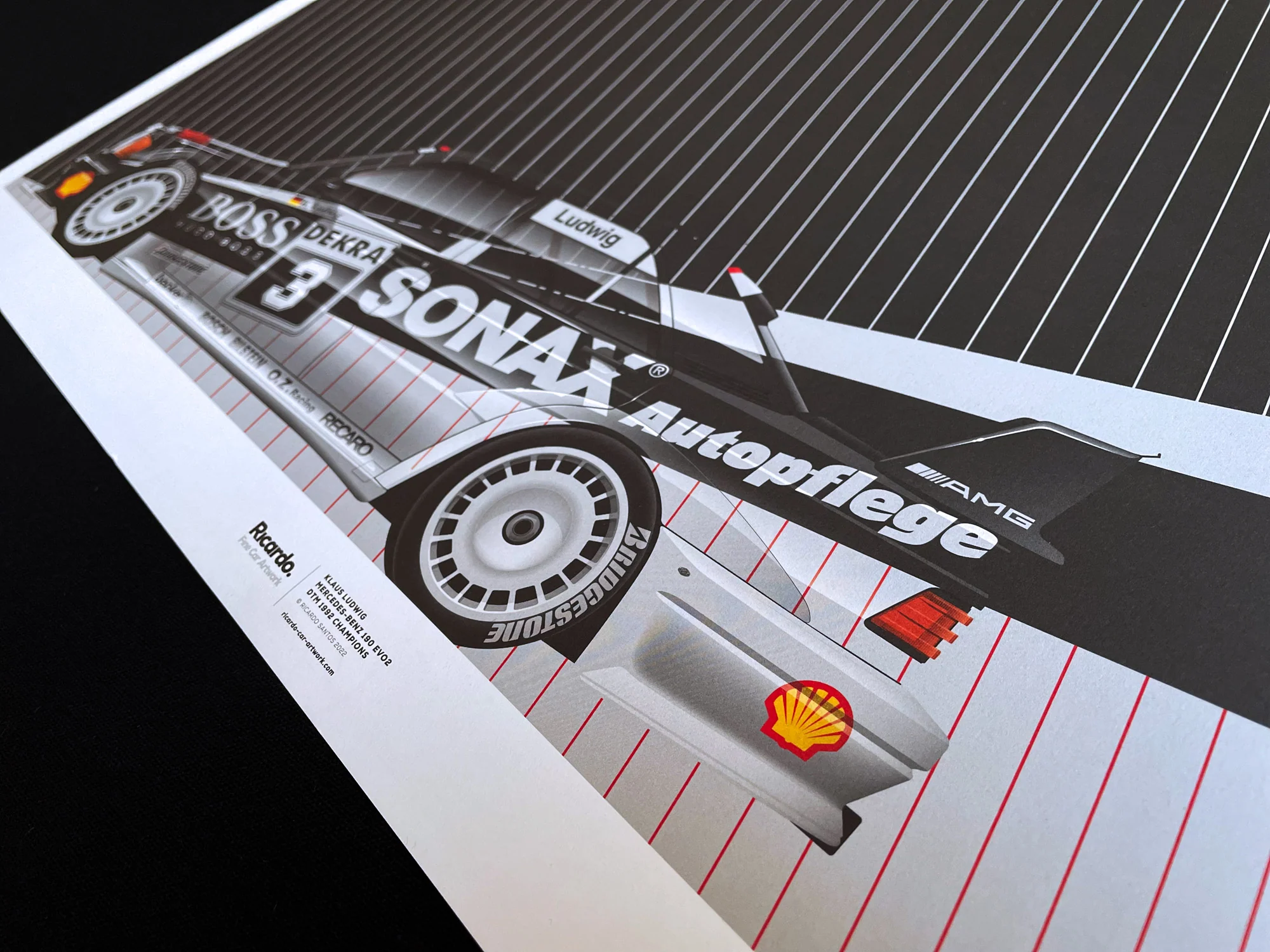 Klaus Ludwig, Mercedes-Benz 190 EVO2, DTM 1992 Champions - Image 7