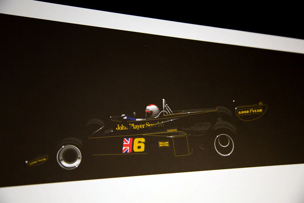 Mario Andretti, Lotus 77, 1976 - Image 4