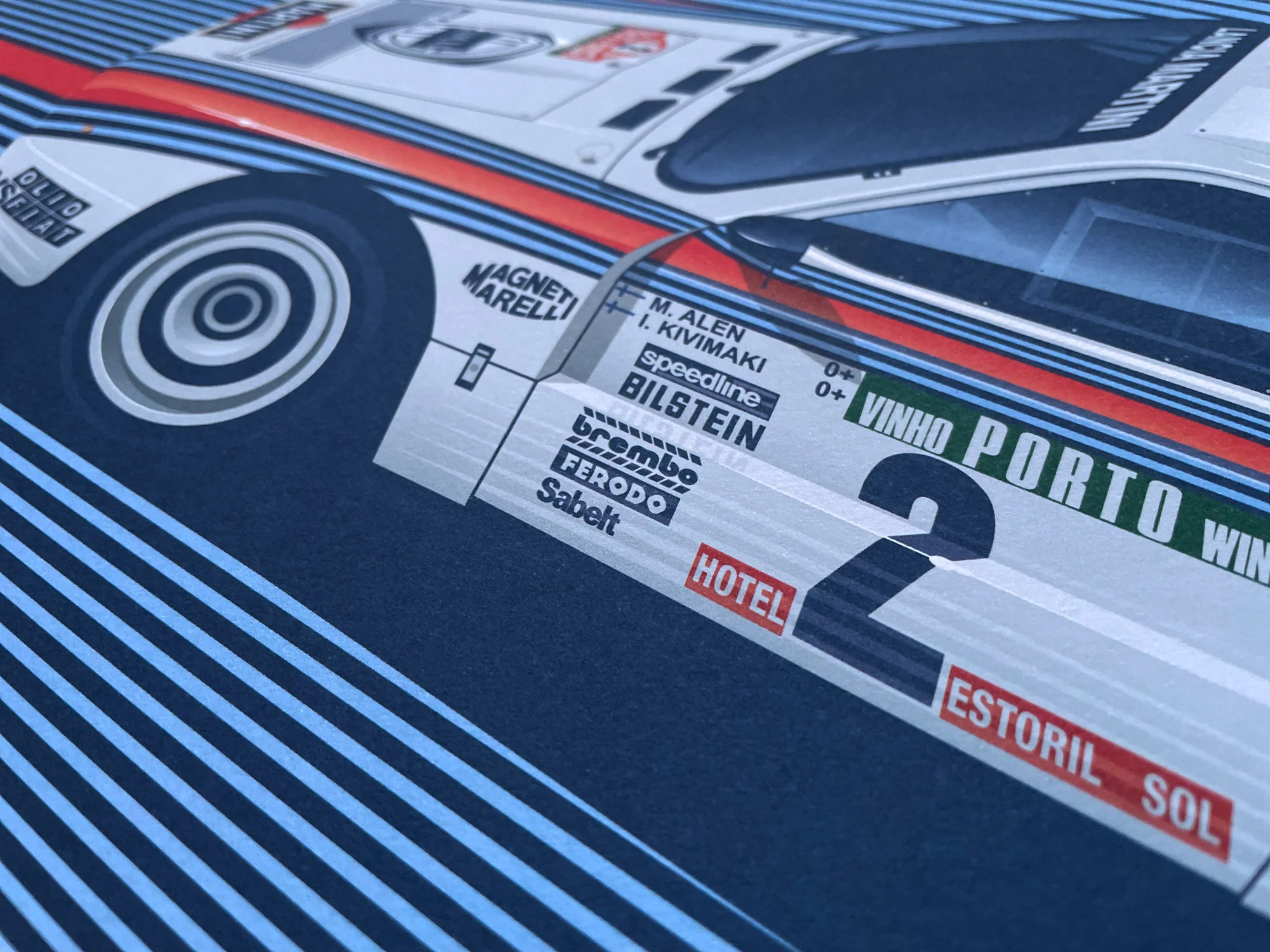 Markku Alen-Ilka Kivimaki, Lancia 037 Rally de Portugal 1984 - Image 3