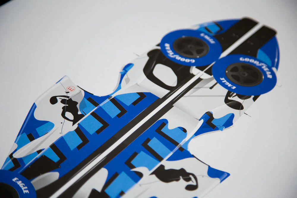 Martin Brundle, Ligier JS39-Renault, 1993 Japanese Grand Prix, Hugo Pratt Livery - Image 3