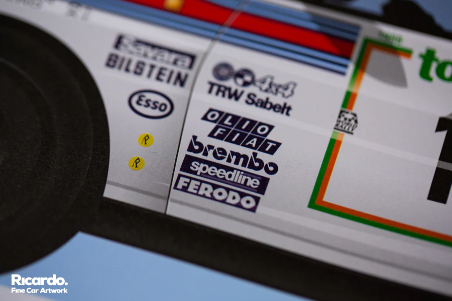 Miki Biasion-Tiziano Siviero, World Rally Champions 1988, Lancia Delta Integrale, Sanremo Rally 1988 - Image 4