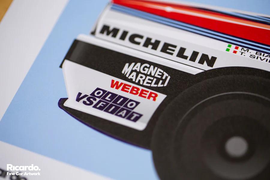 Miki Biasion-Tiziano Siviero, World Rally Champions 1988, Lancia Delta Integrale, Sanremo Rally 1988 - Image 5