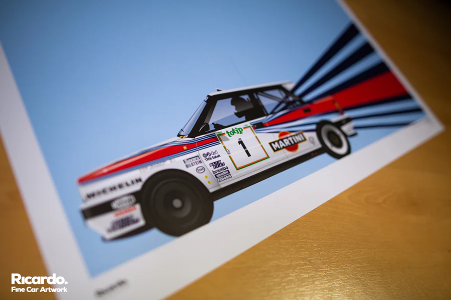 Miki Biasion-Tiziano Siviero, World Rally Champions 1988, Lancia Delta Integrale, Sanremo Rally 1988 - Image 6