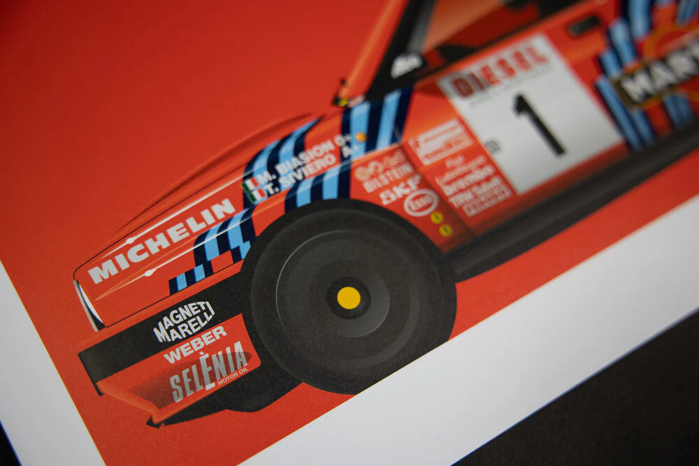 Miki Biasion-Tiziano Siviero, World Rally Champions 1989, Lancia Delta Integrale 16V, Sanremo Rally 1989 - Image 3