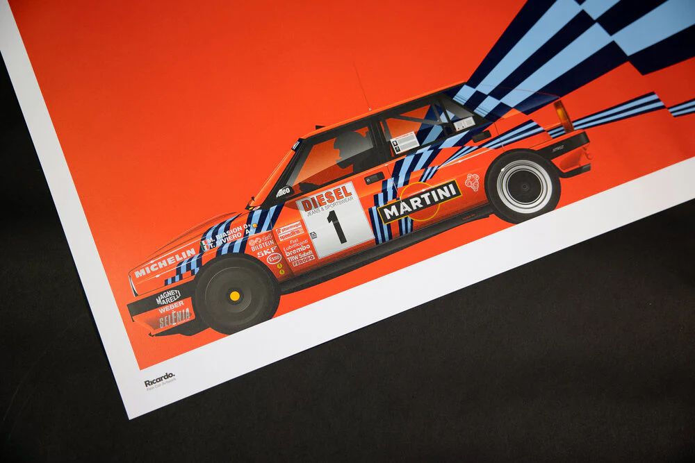 Miki Biasion-Tiziano Siviero, World Rally Champions 1989, Lancia Delta Integrale 16V, Sanremo Rally 1989 - Image 4