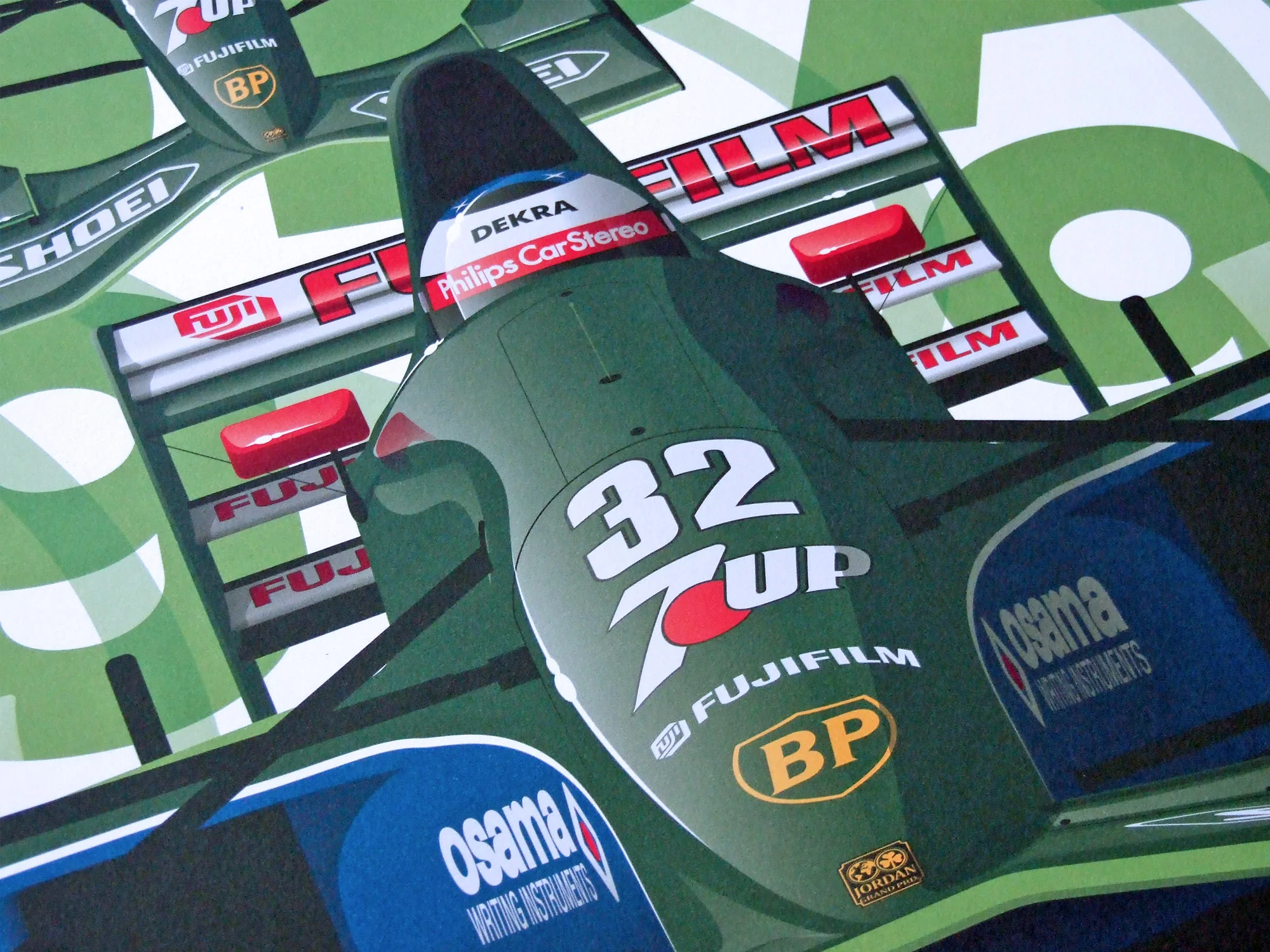 The arrival of the Kaiser, Michael Schumacher, Jordan 191-Ford, Belgian Grand Prix Spa-Francorchamps 1991 - Image 3