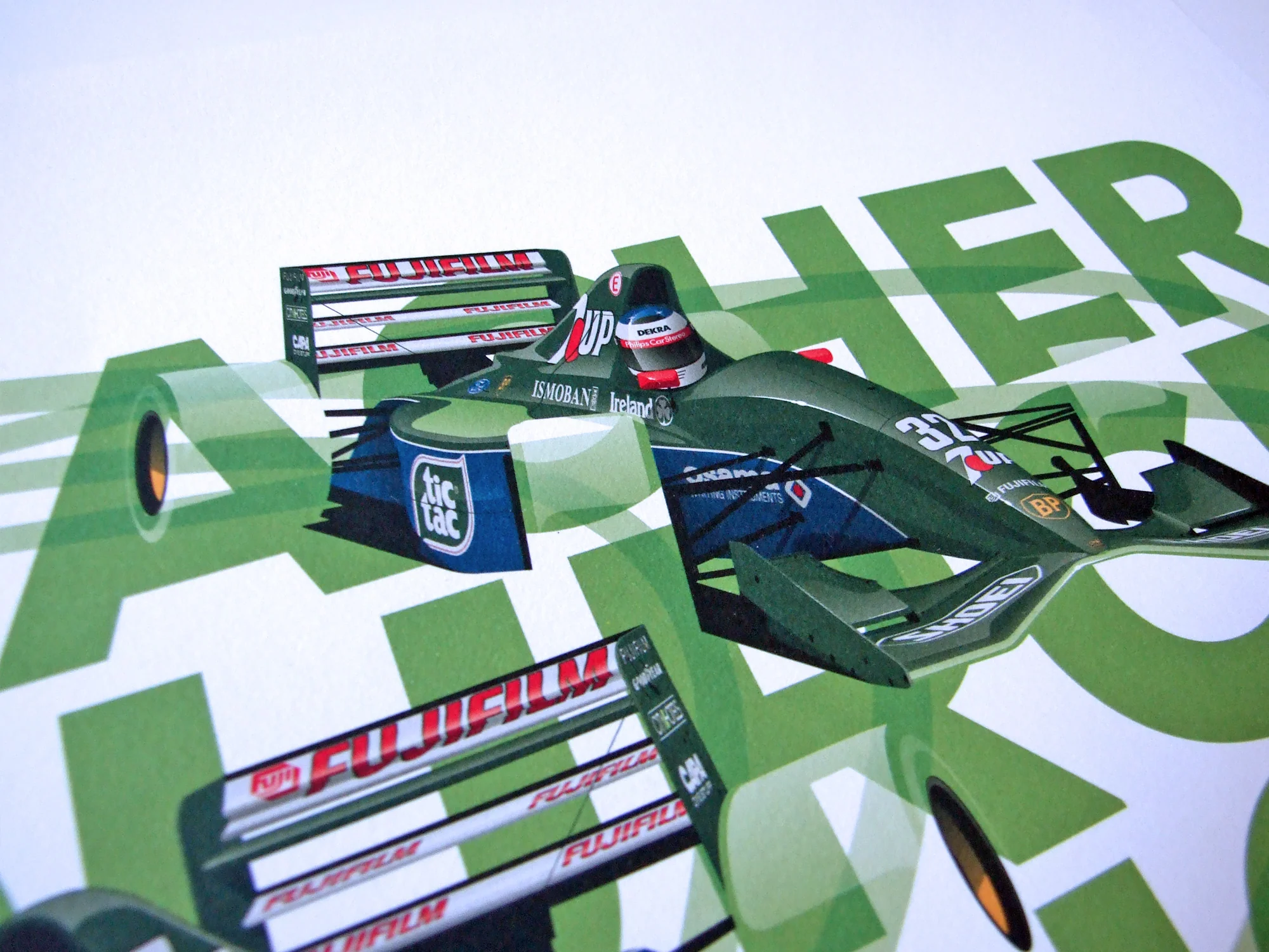 The arrival of the Kaiser, Michael Schumacher, Jordan 191-Ford, Belgian Grand Prix Spa-Francorchamps 1991 - Image 4