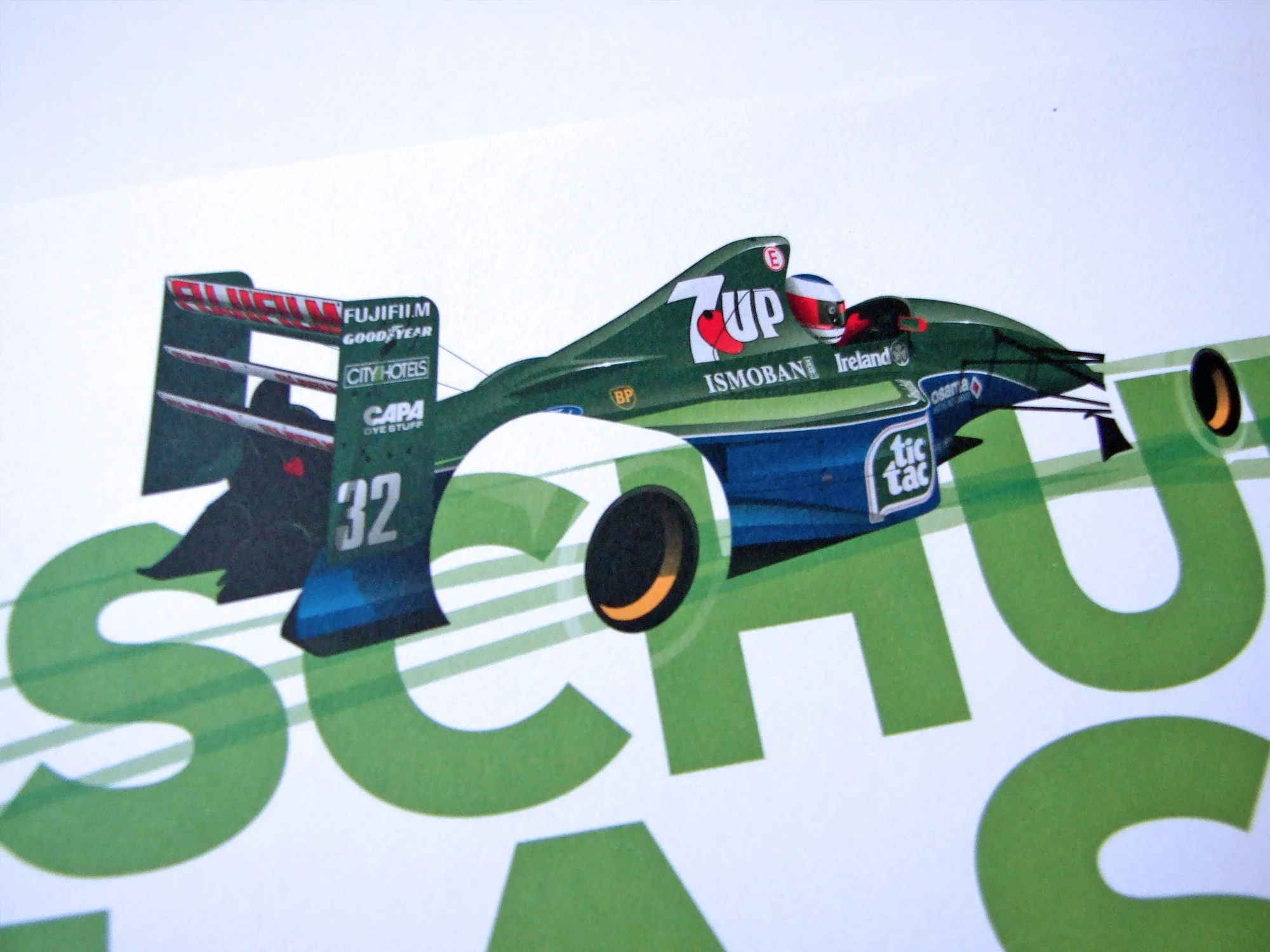 The arrival of the Kaiser, Michael Schumacher, Jordan 191-Ford, Belgian Grand Prix Spa-Francorchamps 1991 - Image 5