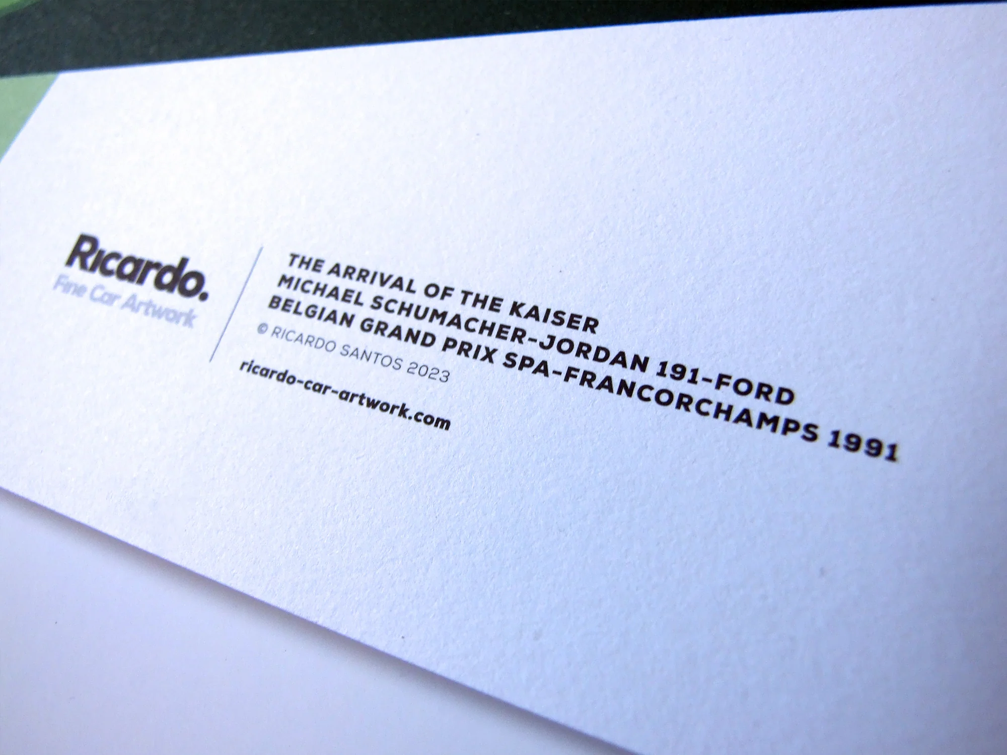 The arrival of the Kaiser, Michael Schumacher, Jordan 191-Ford, Belgian Grand Prix Spa-Francorchamps 1991 - Image 6