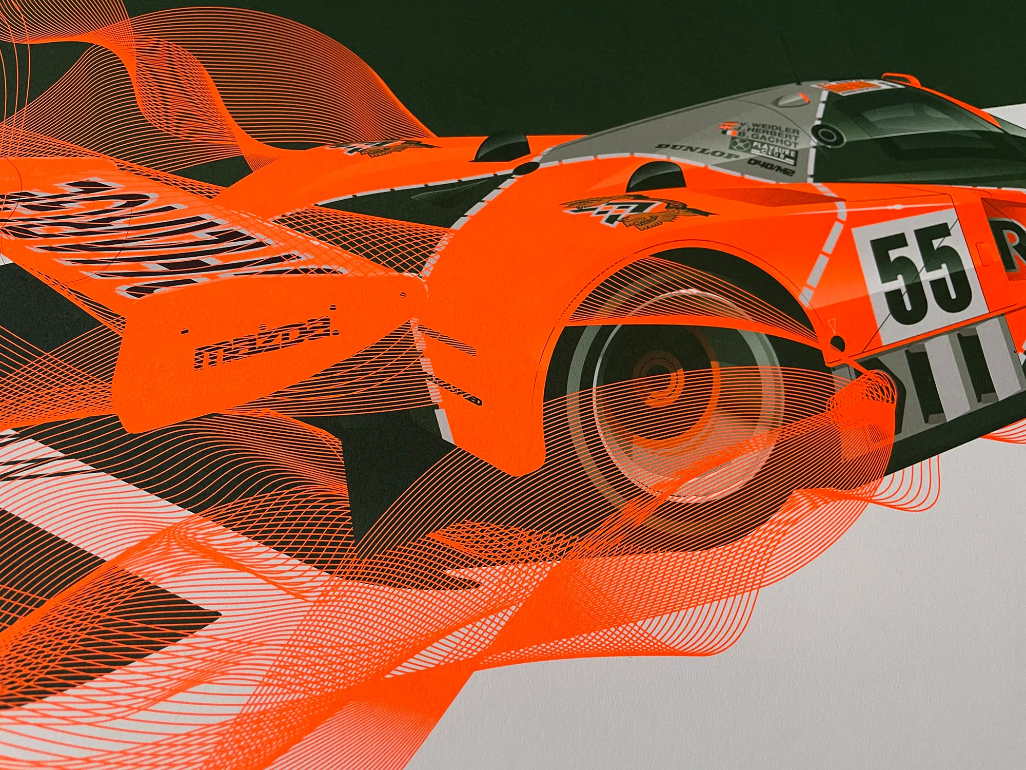 Weidler-Herbert-Gachot, Mazda 787B, 1991 24 Hours of Le Mans Winners - Image 3